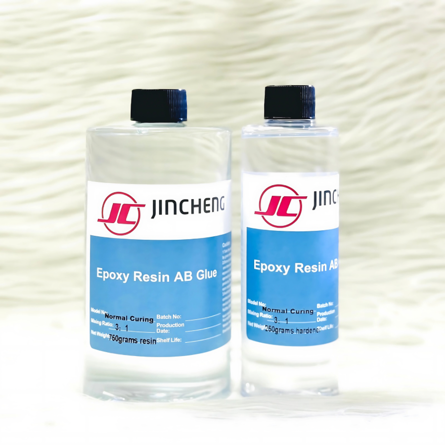 JINCHENG Art Epoxy Resin 3:1 Regular Cure (1000g Set) – High-Gloss Crystal Clear AB Glue for Large Art Projects, Furniture & River Tables